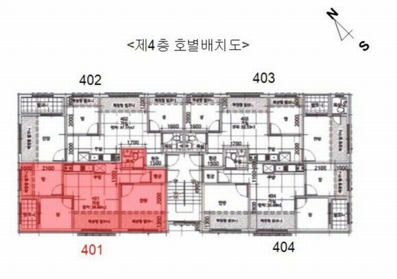 2024타경136561 서울특별시 강서구 등촌로13바길 5, 브릿지스톤 4층 401호 다세대(빌라)[공급12평형] 경매 이미지