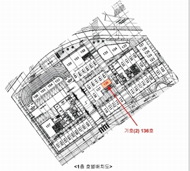 2025타경54955 경기도 오산시 독산성로 425, 더퍼스트타워세교 1층 136호 근린상가 경매 이미지