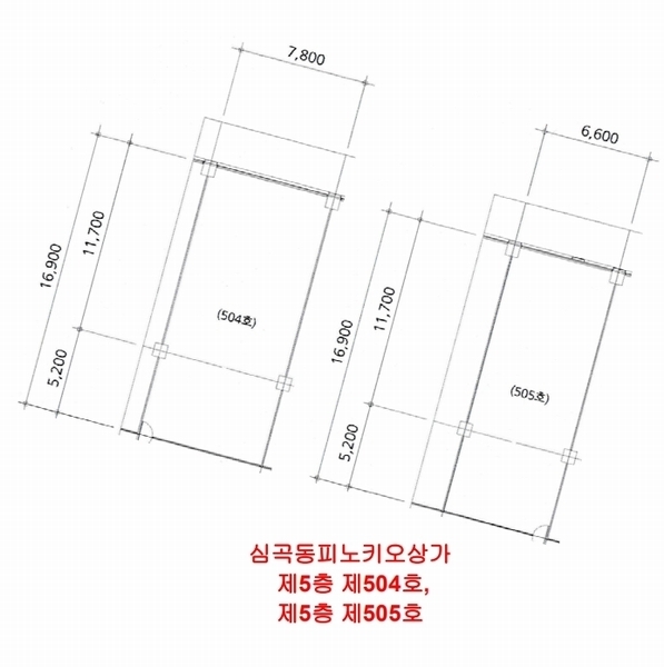 2025타경35116 경기도 부천시 원미구 부천로3번길 48, 심곡동피노키오상가 5층 505호 근린상가 경매 이미지