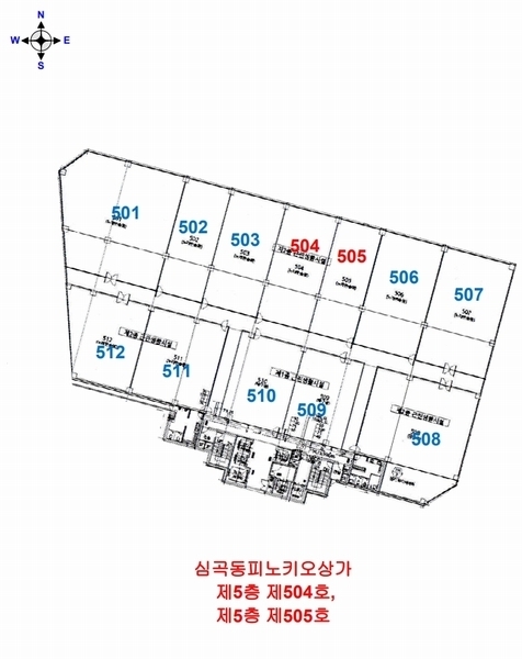 2025타경35116 경기도 부천시 원미구 부천로3번길 48, 심곡동피노키오상가 5층 505호 근린상가 경매 이미지