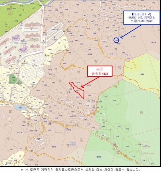 2025타경457 경상남도 거제시 하청면 하청리 433 농지 경매 이미지