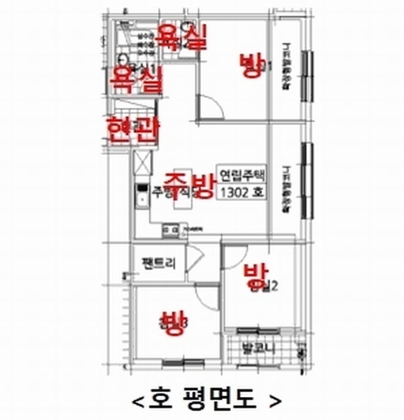 2026타경501488 인천광역시 남동구 용천로176번길 13, 센트럴씨티 13층 1302호 다세대(빌라) 경매 이미지