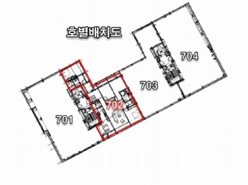 2025타경9087 서울특별시 양천구 목동서로 65, 목동가든스위트 7층 702호 아파트[공급60평형] 경매 이미지