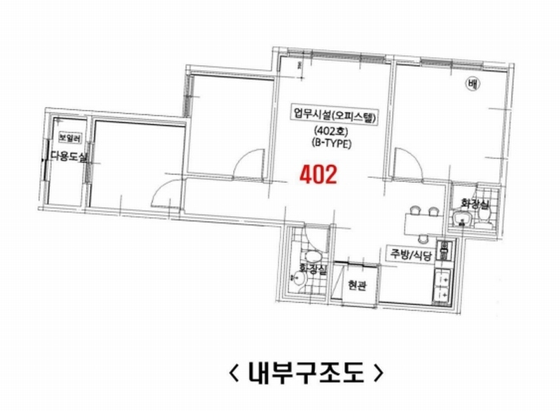 2026타경501379 인천광역시 부평구 부흥로359번길 9, 라온밸리온 4층 402호 오피스텔[계약23평형] 경매 이미지