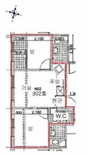 2025타경10341 서울특별시 양천구 남부순환로60길 26-2, 우진파크빌 3층 302호 다세대(빌라)[공급10평형] 경매 이미지