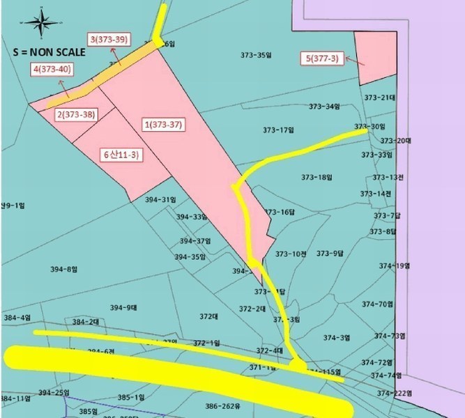 2025타경670 충청남도 당진시 송산면 가곡리 377-3 임야 경매 이미지