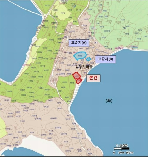 2025타경51607 전라남도 신안군 임자면 삼두리 883-1 대지 경매 이미지