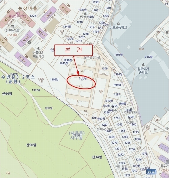 2026타경30378 경기도 김포시 봉화로51번길 32-3, 울루물루타운하우스 401동 1층 102호 다세대(빌라) 경매 이미지