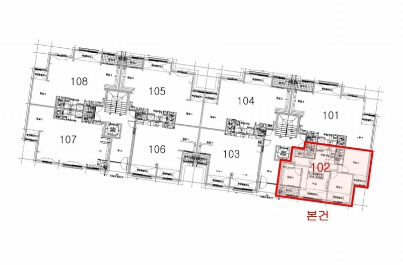 2026타경30378 경기도 김포시 봉화로51번길 32-3, 울루물루타운하우스 401동 1층 102호 다세대(빌라) 경매 이미지