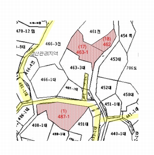 2025타경30169 전북특별자치도 남원시 아영면 구상리 463-1 대지 경매 이미지