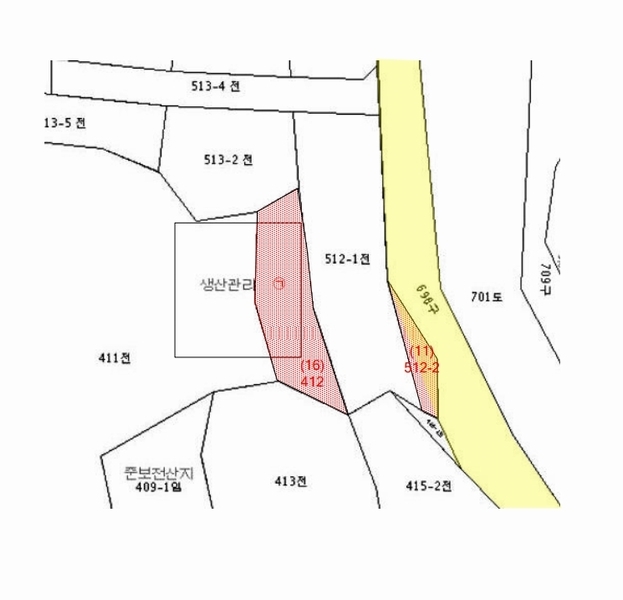 2025타경30169 전북특별자치도 남원시 아영면 구상리 534 대지 경매 이미지