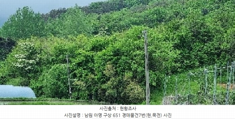2025타경30169 전북특별자치도 남원시 아영면 구상리 655-1 농지 경매 이미지