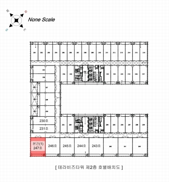 2025타경4676 경기도 김포시 태장로 751, 테라비즈타워 2층 247호 아파트형공장 경매 이미지
