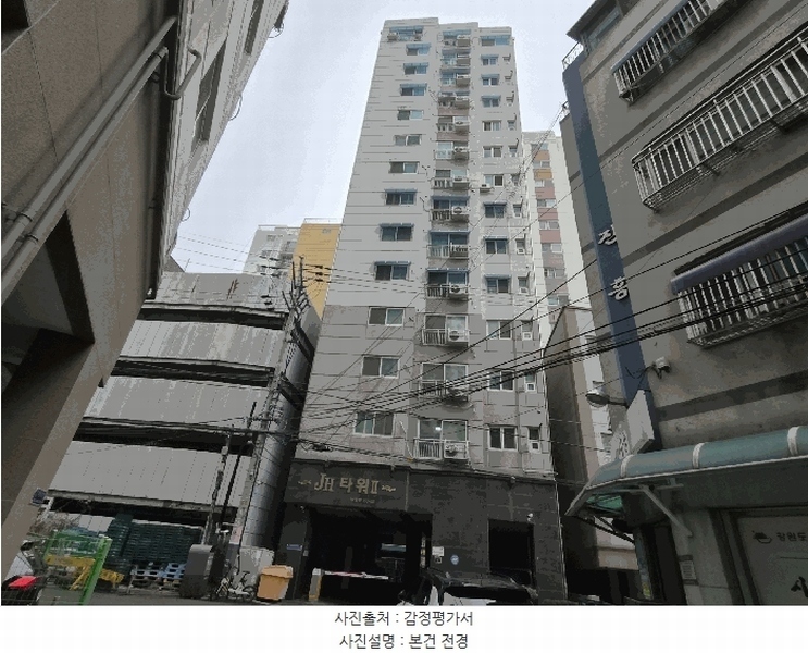 2026타경501151 인천광역시 부평구 부평문화로105번길 19, 제이에이치타워2 6층 603호 오피스텔[계약24평형] 경매 이미지