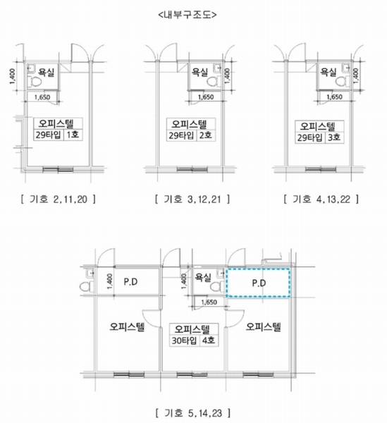 2024타경5202 서울특별시 동대문구 회기로 163, 구분건물 10층 1005호 오피스텔[계약23평형] 경매 이미지