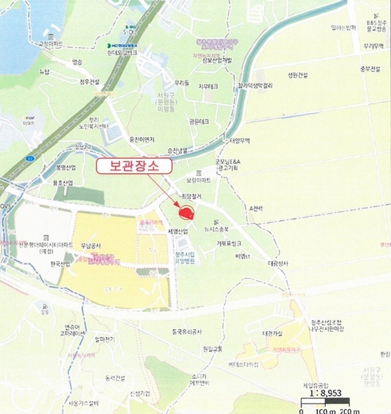 2026타경50101 충청북도 청주시 서원구 장성동 50-1, 50-3 신화보관소 K7 경매 이미지