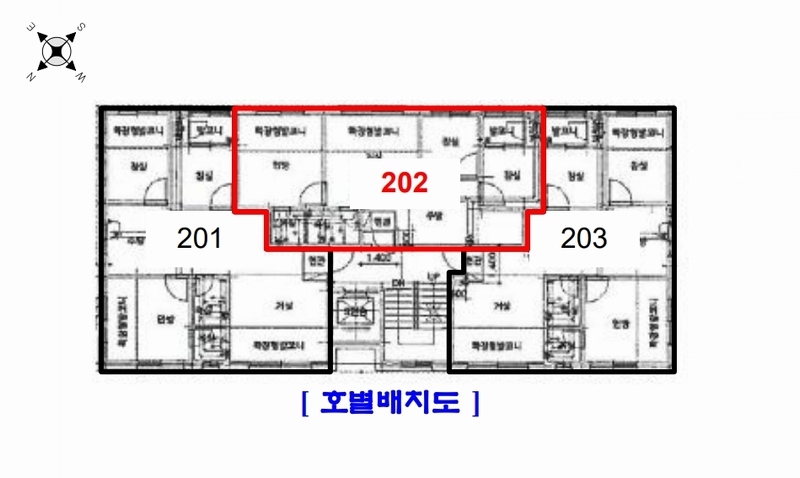2026타경30310 경기도 부천시 소사구 안곡로68번길 33, 원하우스 1동 주건축물1동 2층 202호 다세대(빌라)[공급15평형] 경매 이미지