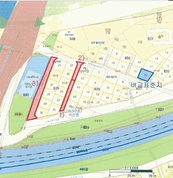 2025타경31240 대구광역시 서구 비산동 839-39 도로 경매 이미지