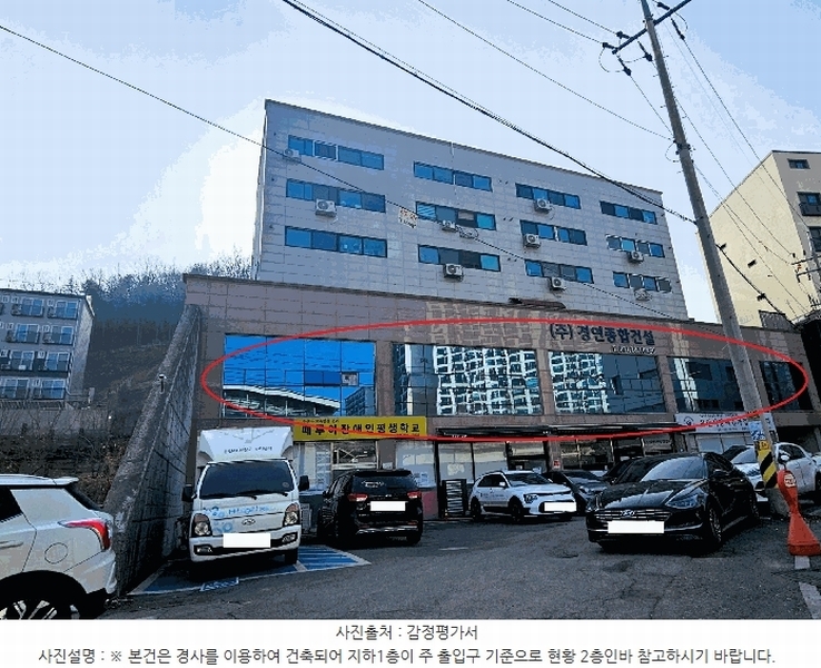 2025타경54824 경기도 용인시 기흥구 동백죽전대로 205, 구분건물 지1층 비103-2호 근린상가 경매 이미지
