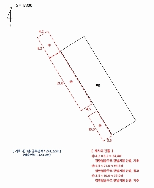 2025타경5225 전라남도 장흥군 관산읍 남송리 31-6 창고 경매 이미지