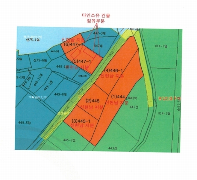 2025타경5277 전라남도 장흥군 장동면 북교리 447-1 대지 경매 이미지