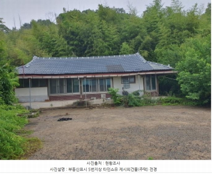 2025타경5277 전라남도 장흥군 장동면 북교리 447-1 대지 경매 이미지