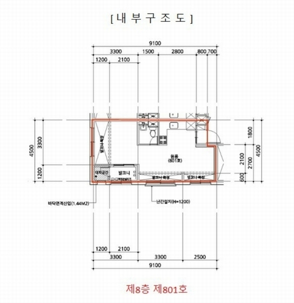 2024타경148427 서울특별시 구로구 고척로 5, 루체비스타 8층 801호 아파트[공급12평형] 경매 이미지