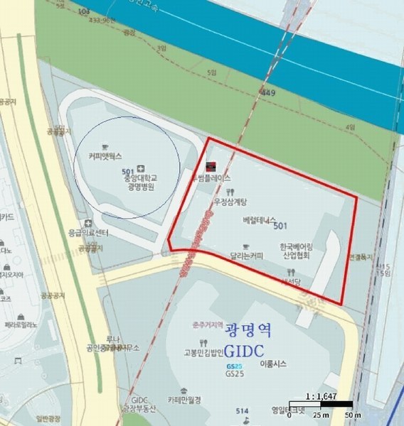2025타경52212 경기도 광명시 덕안로104번길 17, 광명역엠클러스터 12층 1230호 아파트형공장 경매 이미지