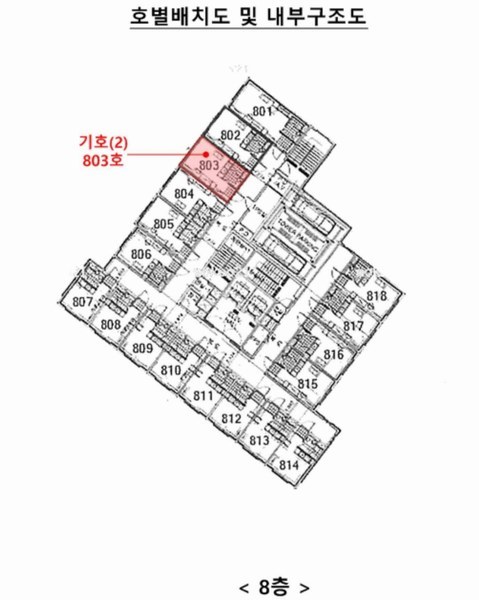2025타경52307 경기도 시흥시 만해로 41, 케이피유디에스벤처타운 101동 8층 803호 오피스텔[계약14평형] 경매 이미지