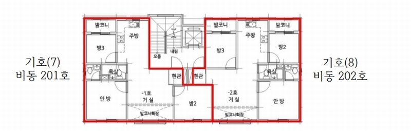 2024타경60792 충청남도 서산시 호수공원13로 17-3, 에코홈타운 비동 2층 201호 다세대(빌라) 경매 이미지