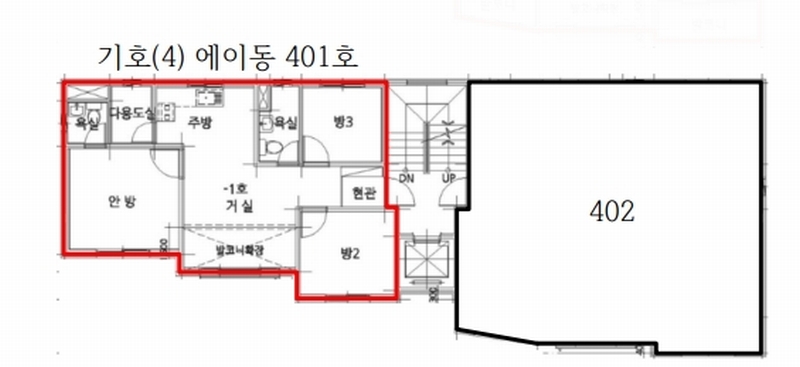2024타경60792 충청남도 서산시 호수공원13로 17-5, 에코홈타운 에이동 4층 401호 다세대(빌라) 경매 이미지