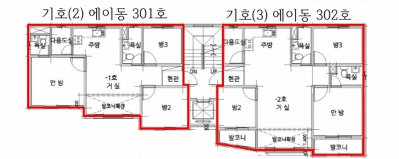 2024타경60792 충청남도 서산시 호수공원13로 17-5, 에코홈타운 에이동 3층 302호 다세대(빌라) 경매 이미지