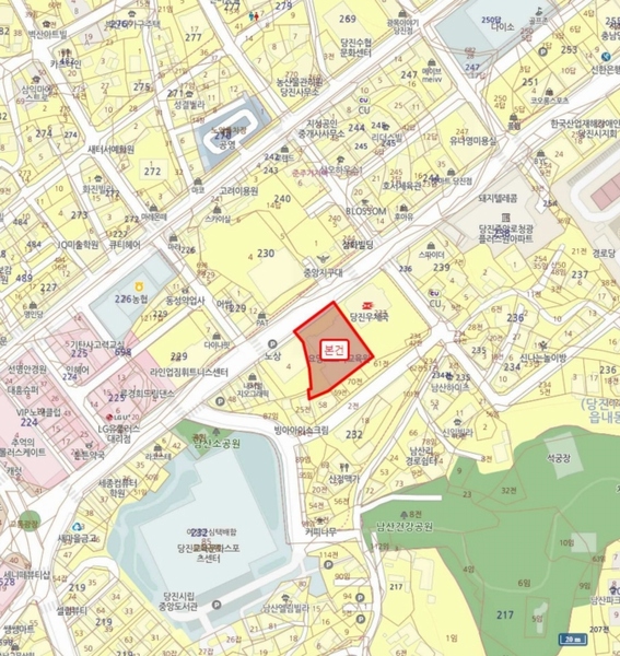 2025타경51547 충청남도 당진시 당진중앙2로 148, 당진타워 3층 303호 근린상가 경매 이미지