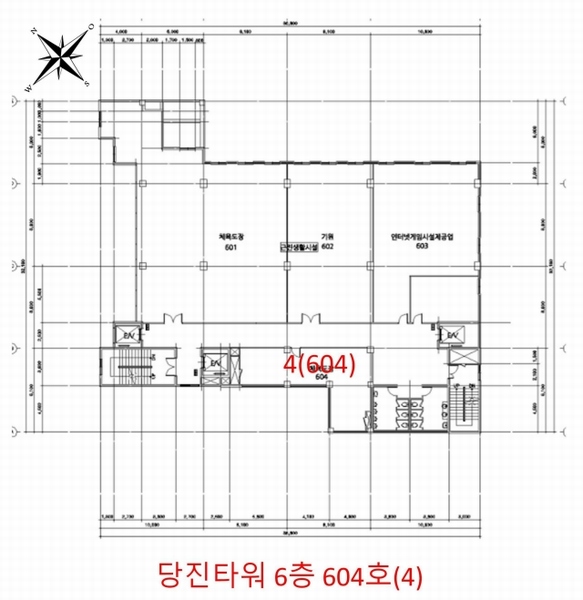 2025타경51547 충청남도 당진시 당진중앙2로 148, 당진타워 6층 604호 근린상가 경매 이미지