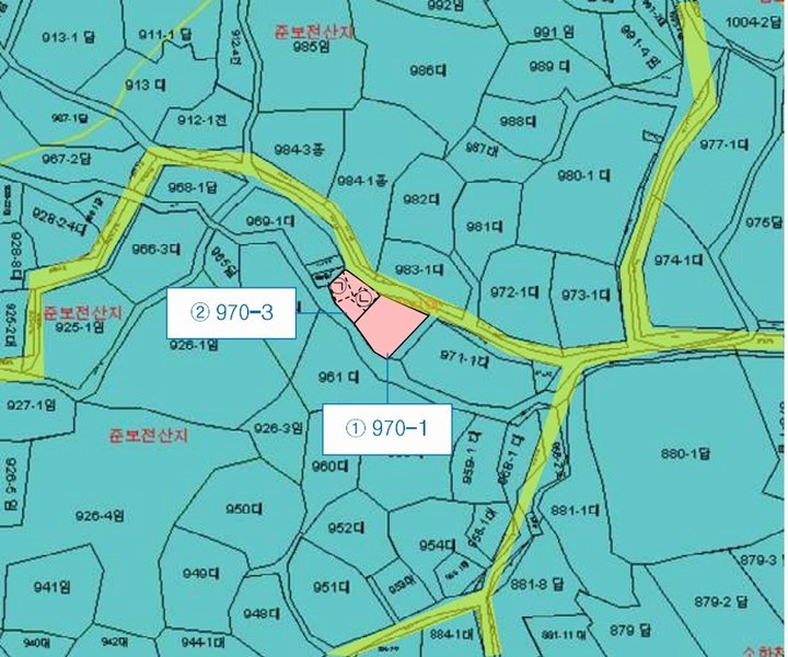 2025타경51930 전라남도 광양시 다압면 도사리 970-3 대지 경매 이미지
