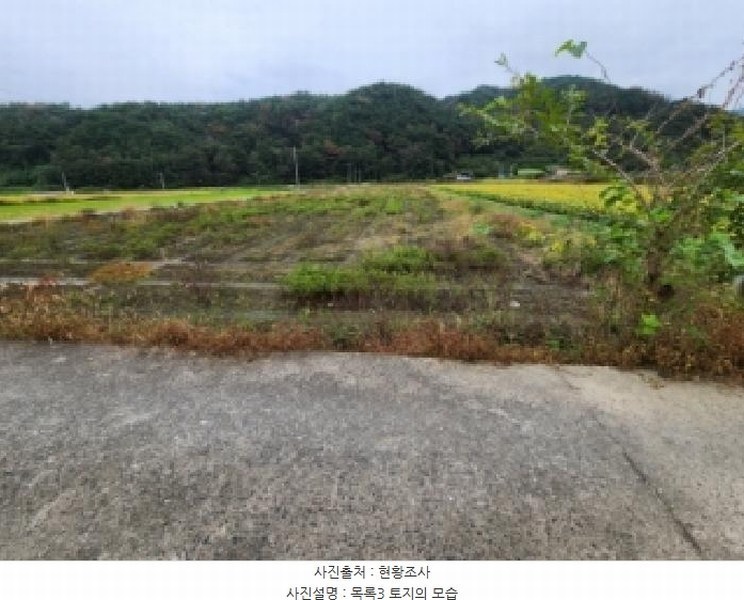 2025타경52099 전라남도 순천시 황전면 황학리 633 농지 경매 이미지