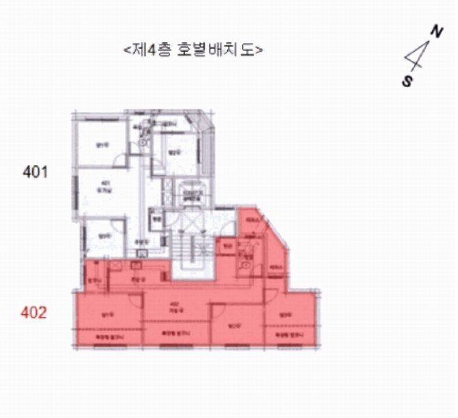 2025타경8958 서울특별시 구로구 부일로15길 29-17, 로렉스 4층 402호 다세대(빌라) 경매 이미지