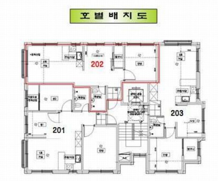 2025타경8979 서울특별시 강서구 강서로18길 110, 이안하우스 1동 2층 202호 다세대(빌라) 경매 이미지