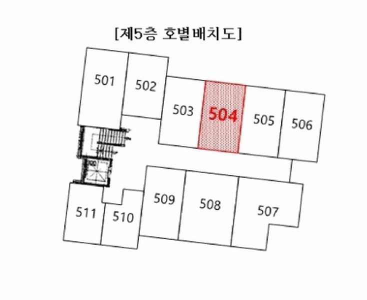 2025타경9179 서울특별시 영등포구 영등포로37길 18, 리첸스타 5층 504호 오피스텔[계약10평형] 경매 이미지