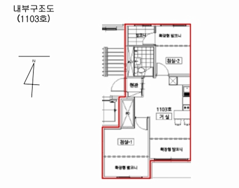 2025타경9244 서울특별시 강서구 곰달래로18길 33-21, 메종드로제 11층 1103호 아파트[공급12평형] 경매 이미지