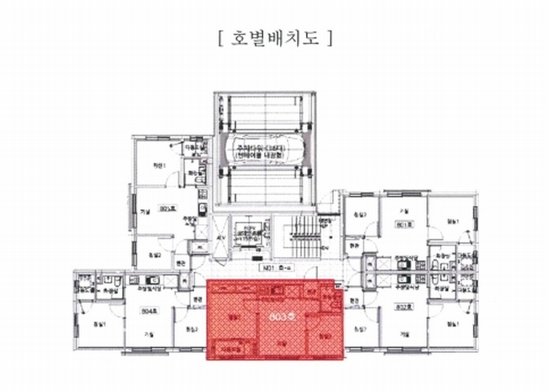 2025타경9283 서울특별시 강서구 양천로67길 71-3, 진영리버타운 8층 803호 오피스텔[계약14평형] 경매 이미지
