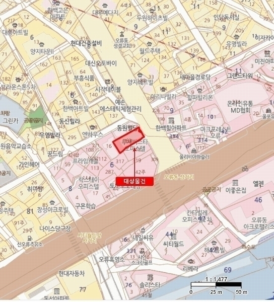 2025타경9307 서울특별시 구로구 고척로 5, 루체비스타 10층 1004호 아파트[공급13평형] 경매 이미지