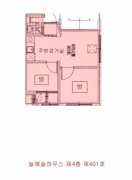 2025타경9395 서울특별시 강서구 월정로20길 13, 늘예솔하우스 4층 401호 오피스텔 경매 이미지