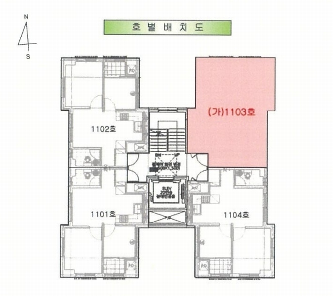 2025타경9465 서울특별시 금천구 독산로 345, 더뷰 11층 1103호 오피스텔 경매 이미지