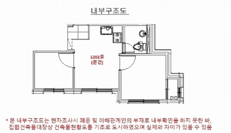2025타경9523 서울특별시 금천구 두산로5길 26(독산동), 미림에이클래스 101동 12층 1202호 오피스텔 경매 이미지
