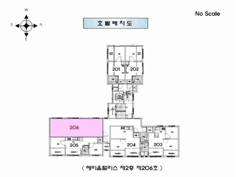 2025타경9570 서울특별시 금천구 독산로101길 46(독산동), 헤리움팰리스 2층 206호 다세대(빌라) 경매 이미지