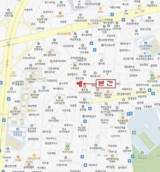 2025타경9570 서울특별시 금천구 독산로101길 46(독산동), 헤리움팰리스 2층 206호 다세대(빌라) 경매 이미지