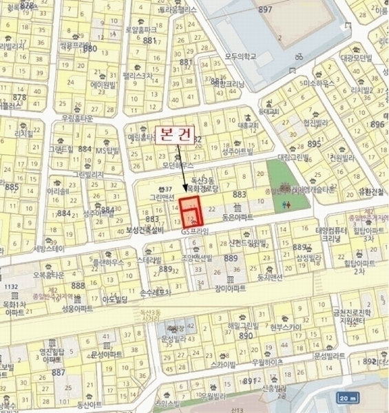 2025타경9650 서울특별시 금천구 문성로3길 35, 지에스프라임 4층 403호 다세대(빌라)[공급10평형] 경매 이미지