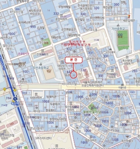 2025타경9682 서울특별시 금천구 범안로13길 9, 킹캐슬3차 4층 403호 오피스텔 경매 이미지
