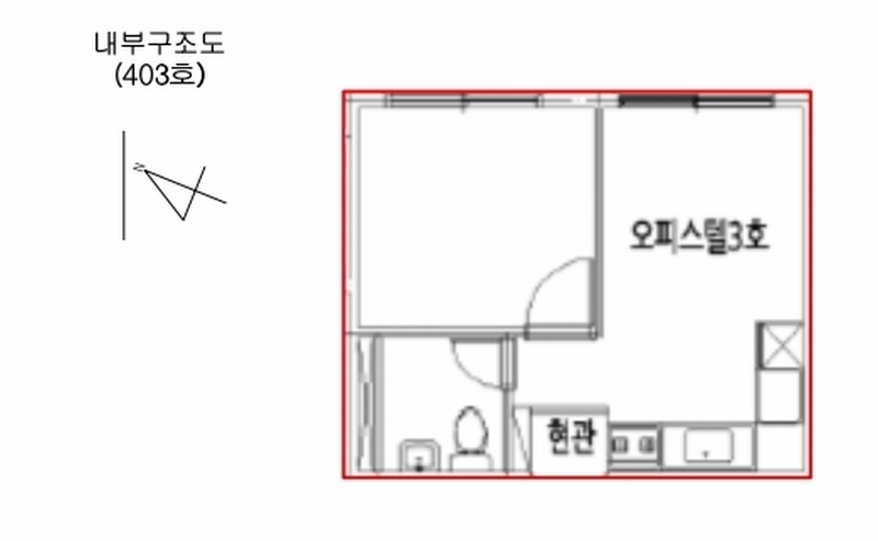 2025타경9682 서울특별시 금천구 범안로13길 9, 킹캐슬3차 4층 403호 오피스텔 경매 이미지